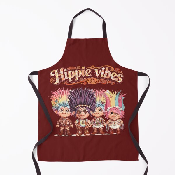 Item preview, Psychedelic Hippie Trolls – Retro Boho Festival Vibes designed and sold by Hen-C-Art.