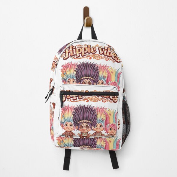 Item preview, Psychedelic Hippie Trolls – Retro Boho Festival Vibes designed and sold by Hen-C-Art.