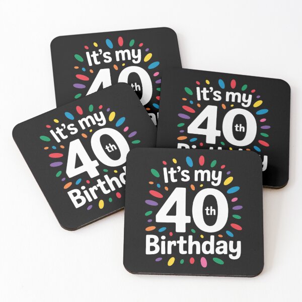 Item preview, Its My 40th Birthday Happy Birthday   designed and sold by MarryIsMonth.