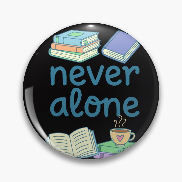 Item preview, Never alone - Book doodles designed and sold by FandomizedRose.