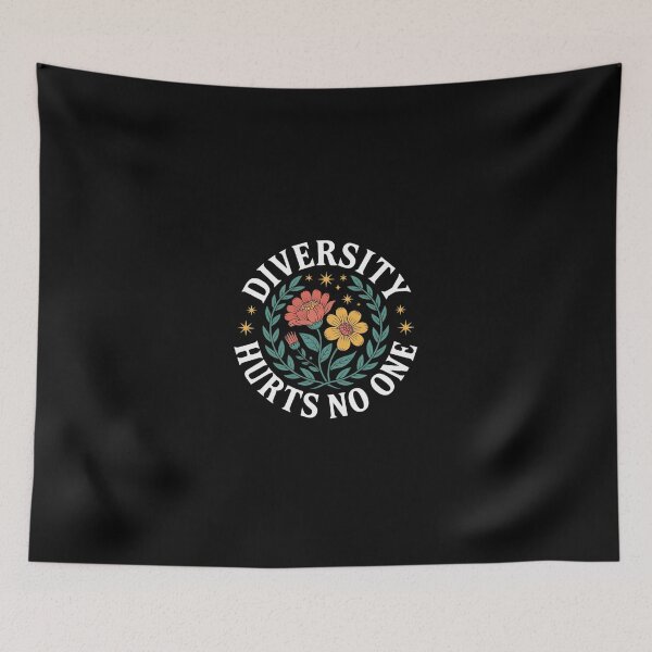 Item preview, Diversity Hurts No One designed and sold by SyntaxClaw.