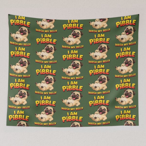 Item preview, I Am Pibble Wash My Belly designed and sold by Tom-Apex-Art.