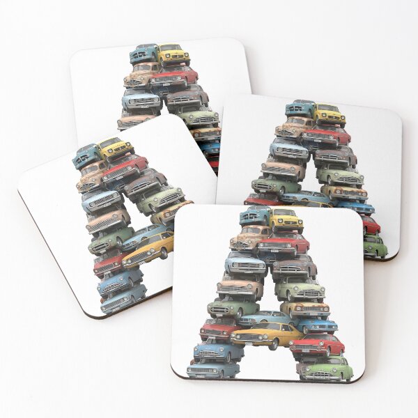 Item preview, Vintage Cars Alphabet Letter A – Retro Automobile Typography Art Illustration designed and sold by R-B-Colors.
