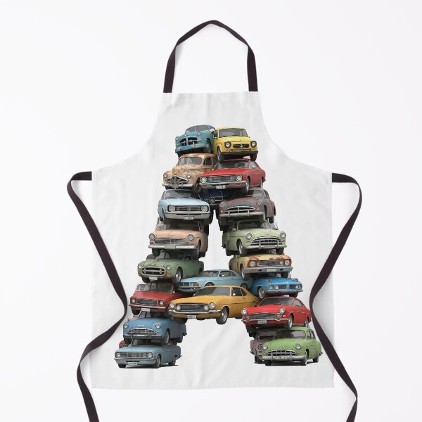 Item preview, Vintage Cars Alphabet Letter A – Retro Automobile Typography Art Illustration designed and sold by R-B-Colors.
