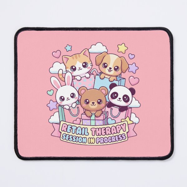 Item preview, Retail Therapy Session In Progress Kawaii Shopping designed and sold by anass002.