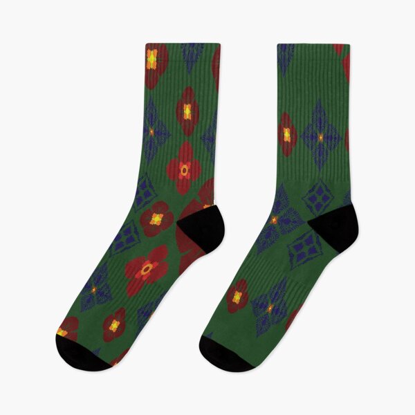 Item preview, Thai Floral Heritage – Forest Green designed and sold by OIL Pattern Design .