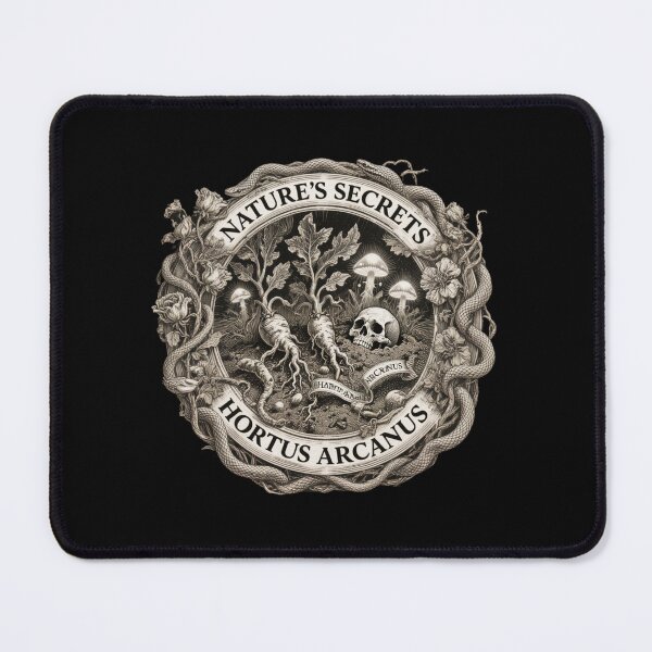 Item preview, Hortus Arcanus Nature’s Secrets Gothic Botanical Skull Art designed and sold by w66aboo.