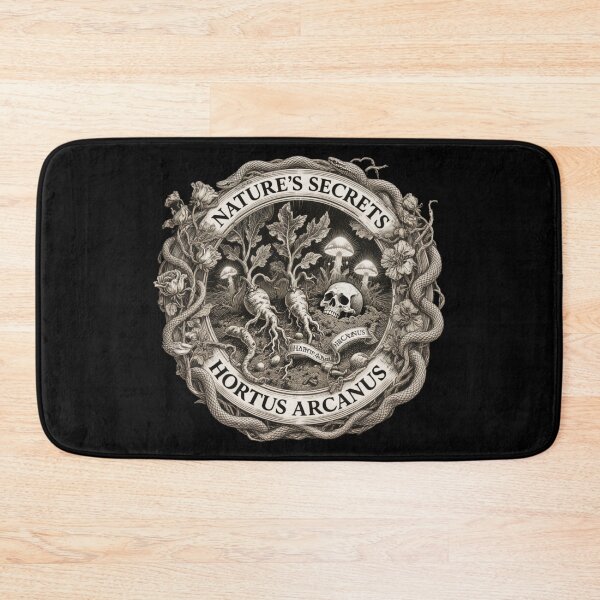 Item preview, Hortus Arcanus Nature’s Secrets Gothic Botanical Skull Art designed and sold by w66aboo.
