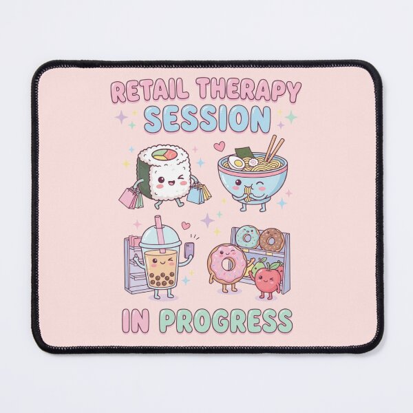 Item preview, Retail Therapy Session In Progress Kawaii Characters designed and sold by anass002.
