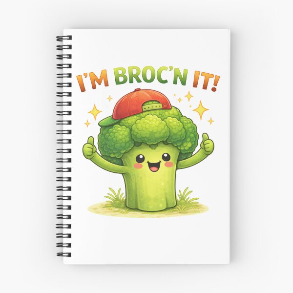 Item preview, I’m Broc’n It Cute Broccoli Pun designed and sold by Papier Atelier Art.