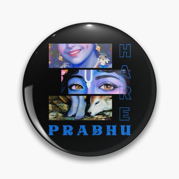 Item preview, “Hare Krishna Divine Portrait – Modern Spiritual Digital Art of Lord Krishna” designed and sold by AvroopasCosmos.