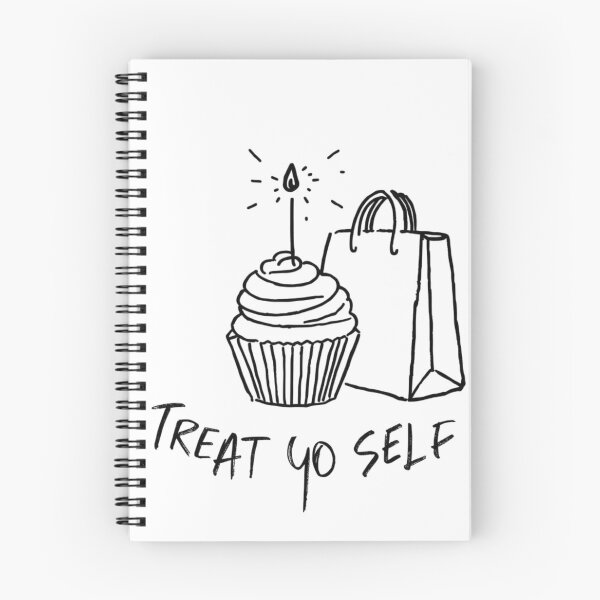 Item preview, Treat Yo Self - Funny Parks and Rec Quote Minimalist Art designed and sold by QuikFun.