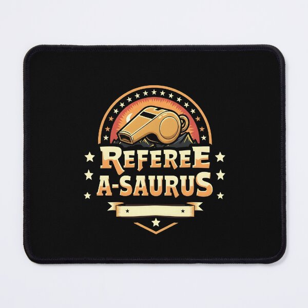 Item preview, Funny Soccer Referee-A-Saurus Design designed and sold by MimsTees.