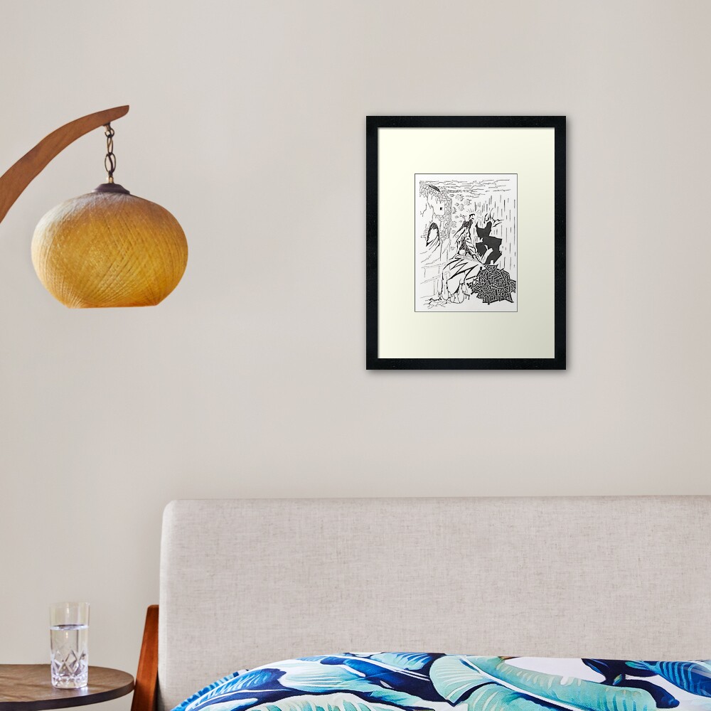 Item preview, Framed Art Print designed and sold by Anthropolog.