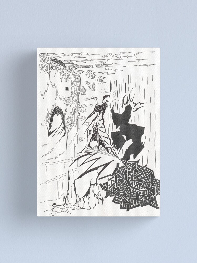 Thumbnail 1 of 3, Canvas Print, untitled designed and sold by Anthropolog.