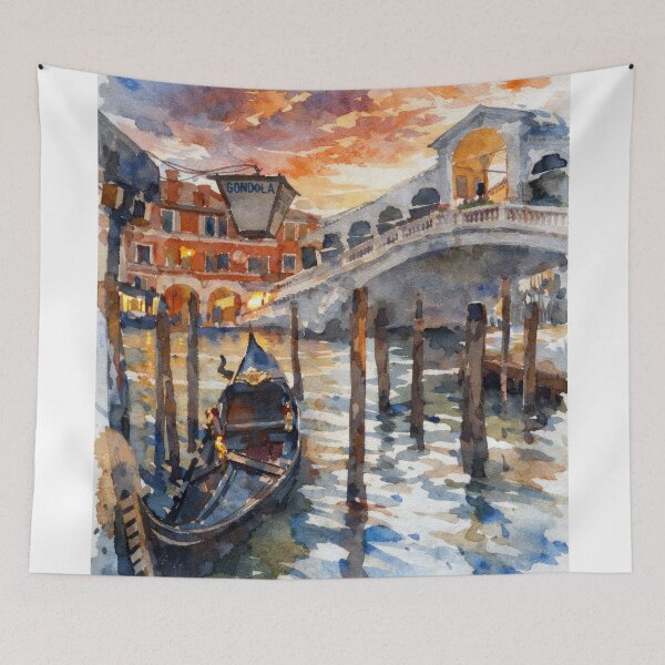Item preview, Venice Gondola at Dusk designed and sold by caracatita75.