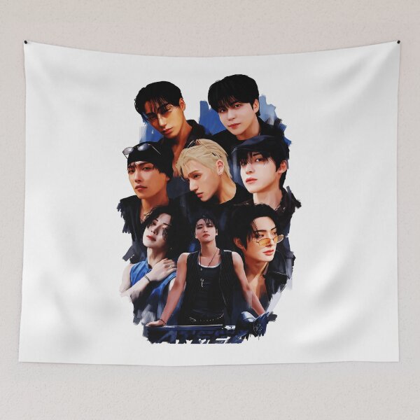 Item preview, Ateez Group Illustration Fanart Golden Hour  designed and sold by cathlynbeltrane.