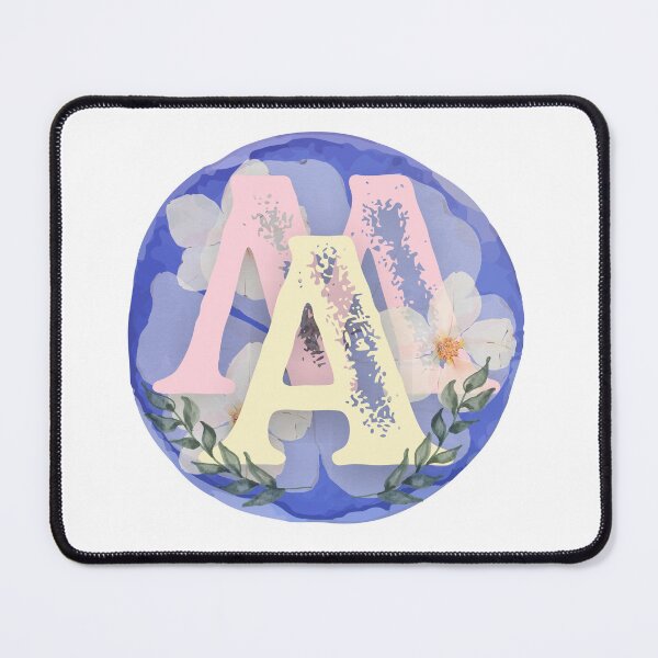 Item preview, Floral Marian Monogram Catholic Design designed and sold by Stella Maris Designs.