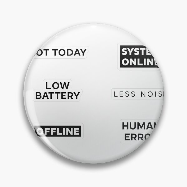 Item preview, System Status - Minimalist Sticker Pack designed and sold by CzipipitoStudio.
