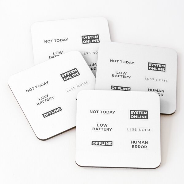Item preview, System Status - Minimalist Sticker Pack designed and sold by CzipipitoStudio.