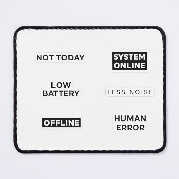 Item preview, System Status - Minimalist Sticker Pack designed and sold by CzipipitoStudio.