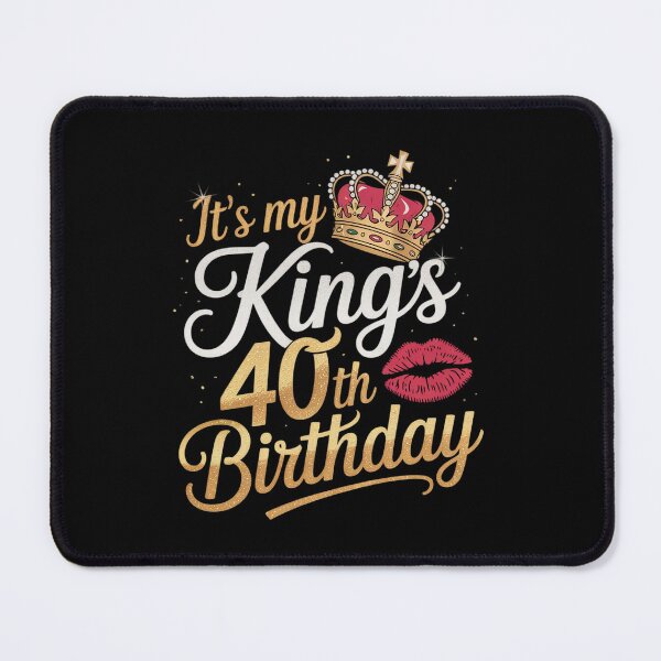 Item preview, It's My King's 40th Birthday Gold Crown For 40 Years Old Man designed and sold by FadeOfThrone.