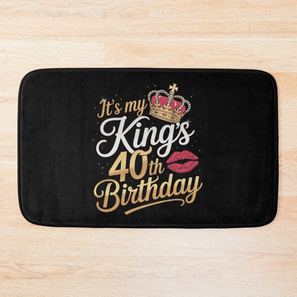 Item preview, It's My King's 40th Birthday Gold Crown For 40 Years Old Man designed and sold by FadeOfThrone.