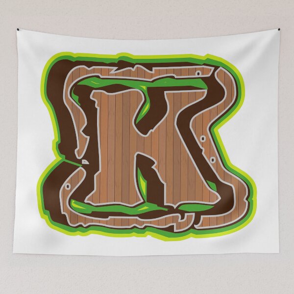 Item preview, Alphabets - Wooden | YWZMNK 6 designed and sold by MyStickersCove.