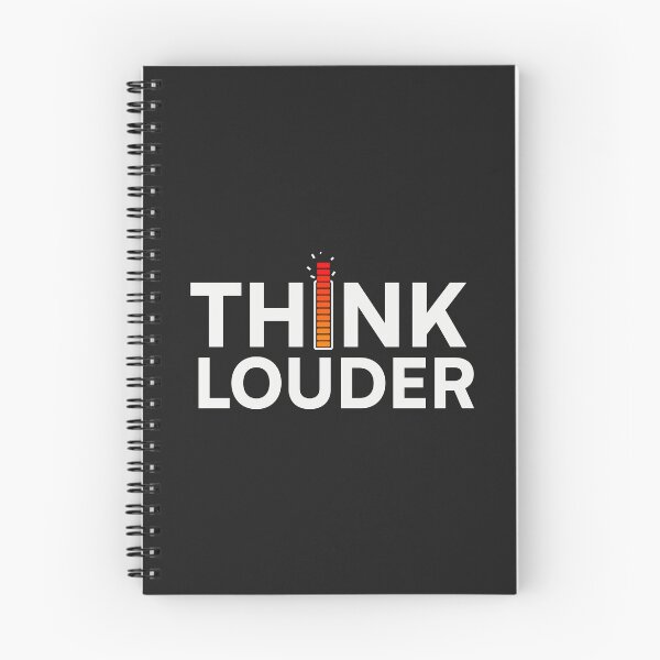 Item preview, Think Louder- white designed and sold by AxisTheory.