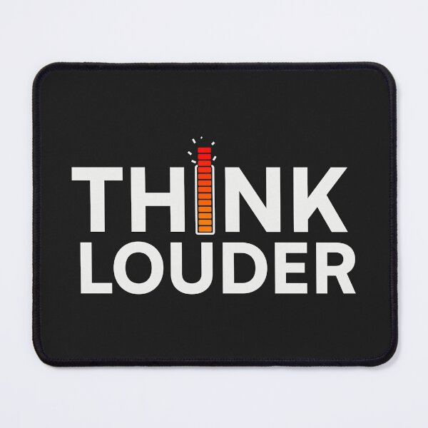 Item preview, Think Louder- white designed and sold by AxisTheory.