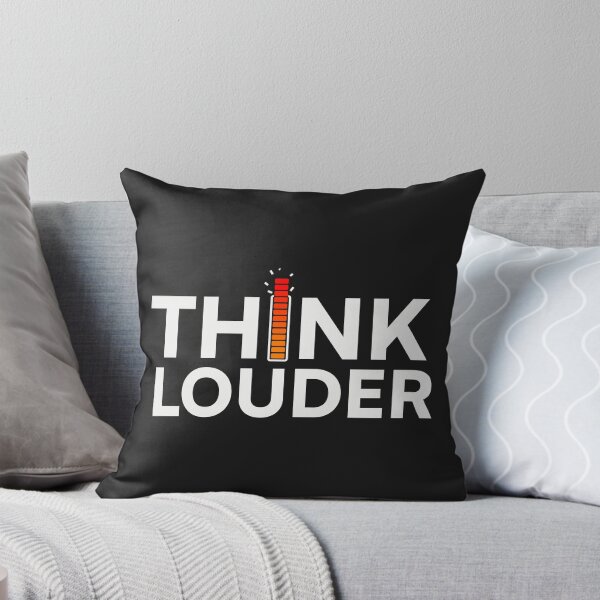 Item preview, Think Louder- white designed and sold by AxisTheory.