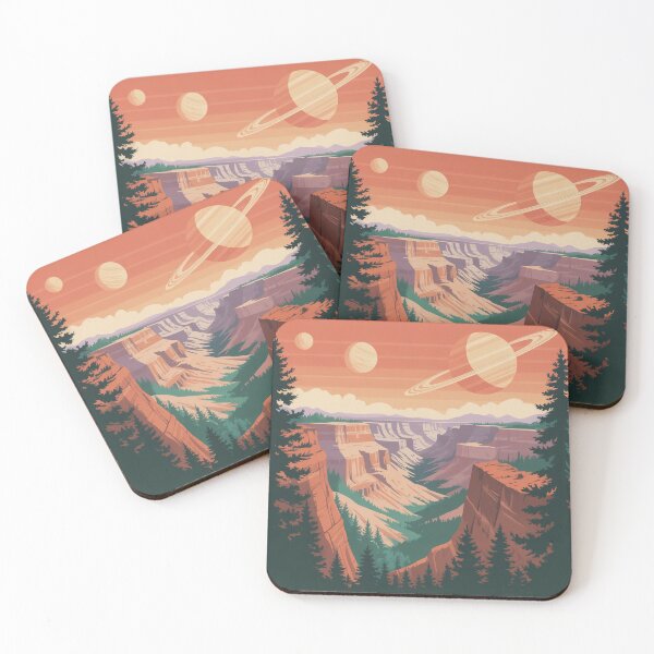 Item preview, Visit Kepler-186f - Retro Space National Park designed and sold by Thompika.