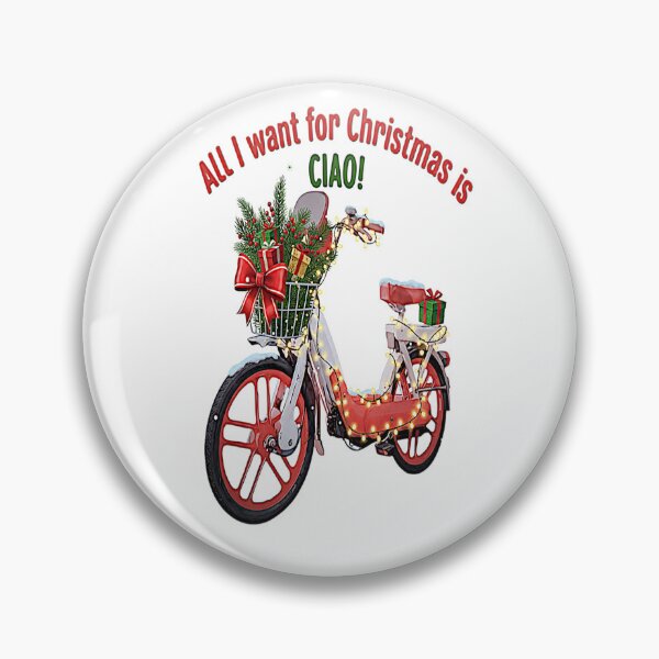 Item preview, Natale Moped, Shirt Christmas Gift Ciao Bravo Si Töffli Moped Mofa Weihnachten Santa designed and sold by MarcWernerCGN.
