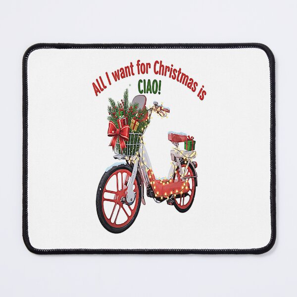 Item preview, Natale Moped, Shirt Christmas Gift Ciao Bravo Si Töffli Moped Mofa Weihnachten Santa designed and sold by MarcWernerCGN.