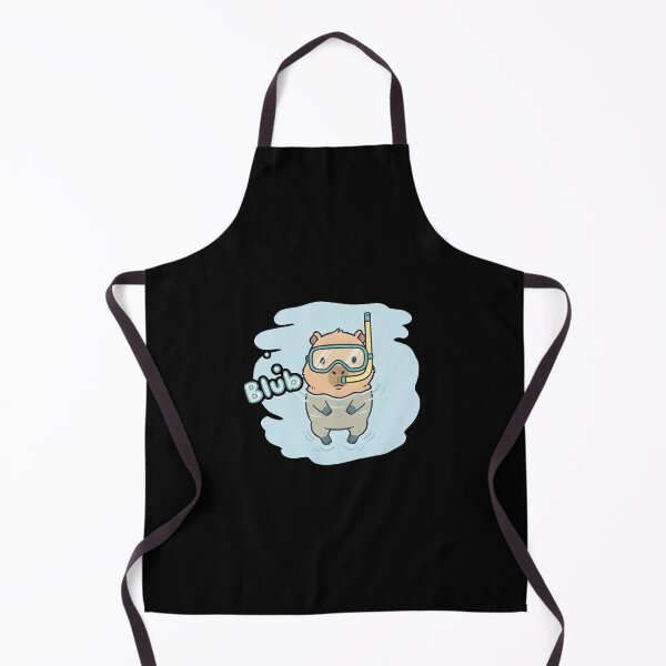 Item preview, Capybara snorkeling in the pool designed and sold by Aimiko.