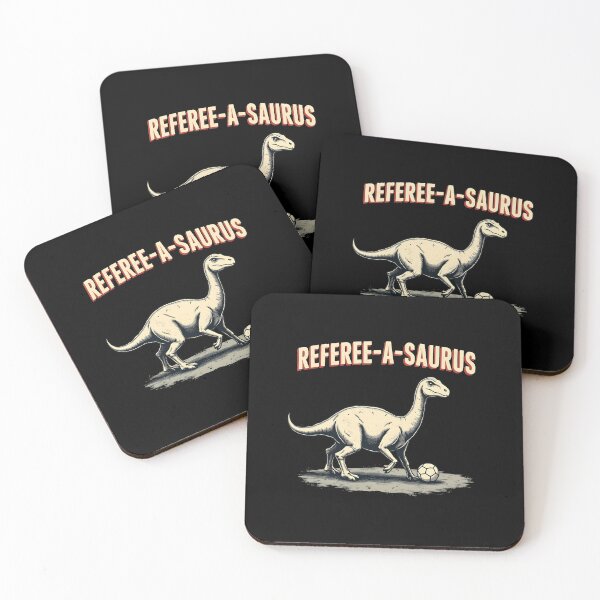 Item preview,  Funny Soccer Referee-A-Saurus Design designed and sold by MimsTees.
