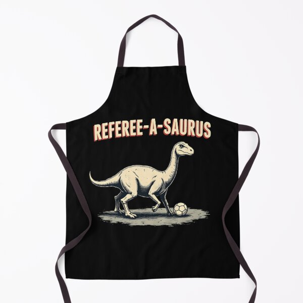 Item preview, Funny Soccer Referee-A-Saurus Design designed and sold by MimsTees.