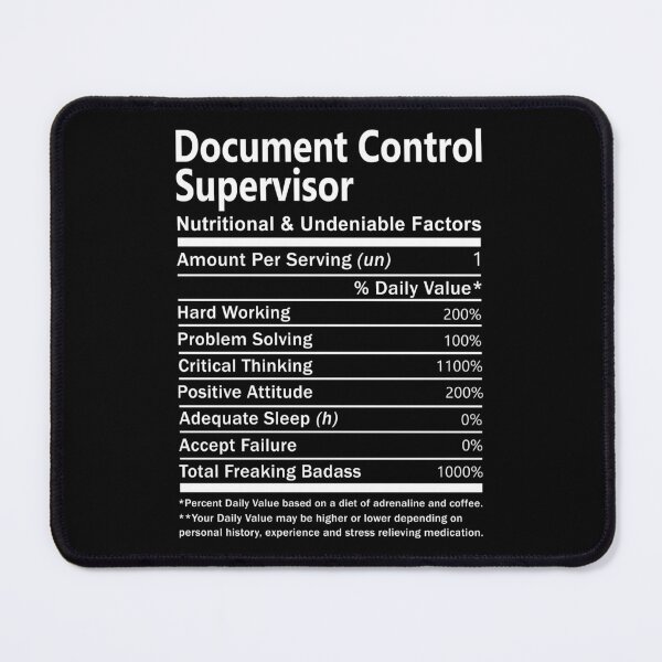 Item preview, Document Control Supervisor designed and sold by ginawilliams39.