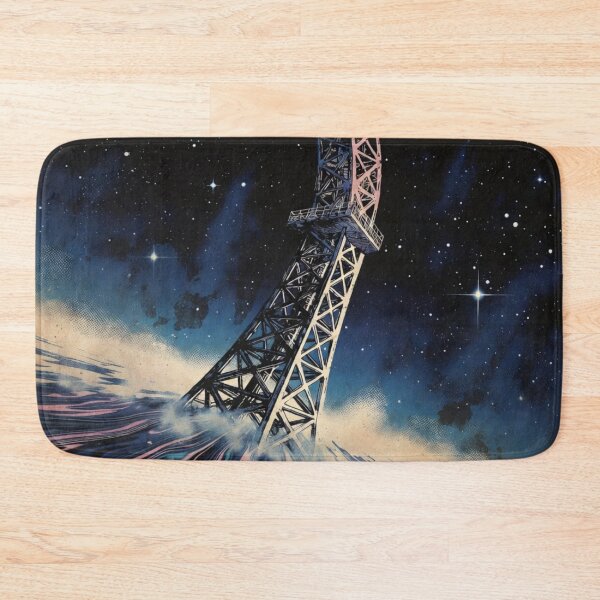 Item preview, Celestial Transmission – Sinking Tower in Psychedelic Dreamscape designed and sold by DeluluWear.