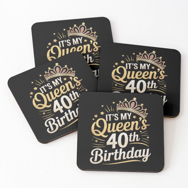 Item preview, It's My Queen's 40th Birthday Idea For 40 Years Old Woman designed and sold by MarryIsMonth.