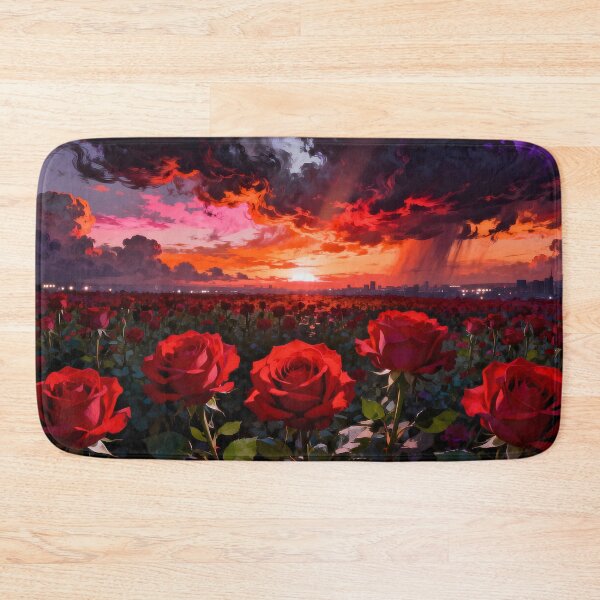 Item preview, Crimson Roses at Twilight: A Fiery Horizon designed and sold by MHD.