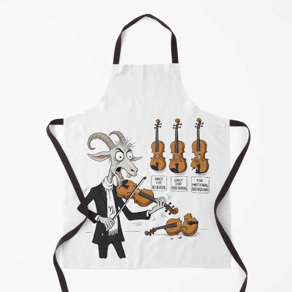 Item preview, Capricorn Violin Musician Cartoon (Color) designed and sold by D - Magic.