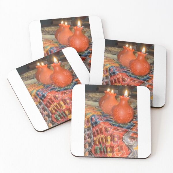 Item preview, Kerze wie eine Vase auf bunter Winterdeko  Title (English)  Candle Styled Like a Vase on Colorful Winter Decor designed and sold by Yaroplanner.