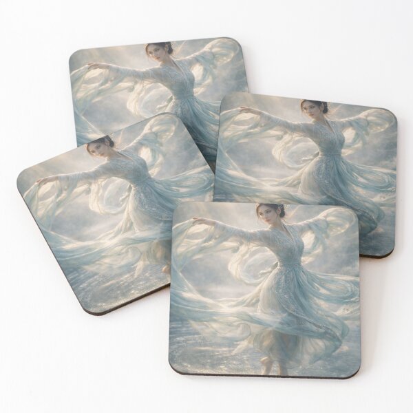 Item preview, Ethereal Water Spirit Dance in Sunlit Misty Lake designed and sold by ASMRUniverse.