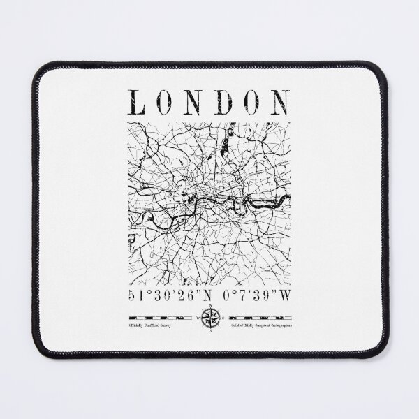 Item preview, London City Map England English Vintage Funny Cartography designed and sold by GrandeDuc.