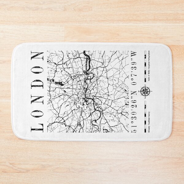 Item preview, London City Map England English Vintage Funny Cartography designed and sold by GrandeDuc.