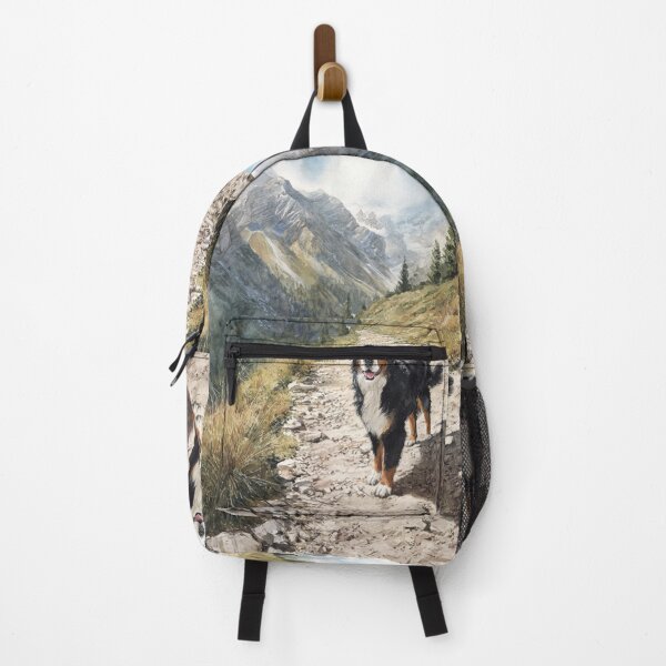 Item preview, A Bernese Mountain Dog walking along an alpine trail, Dogs in Motion designed and sold by CDC40.