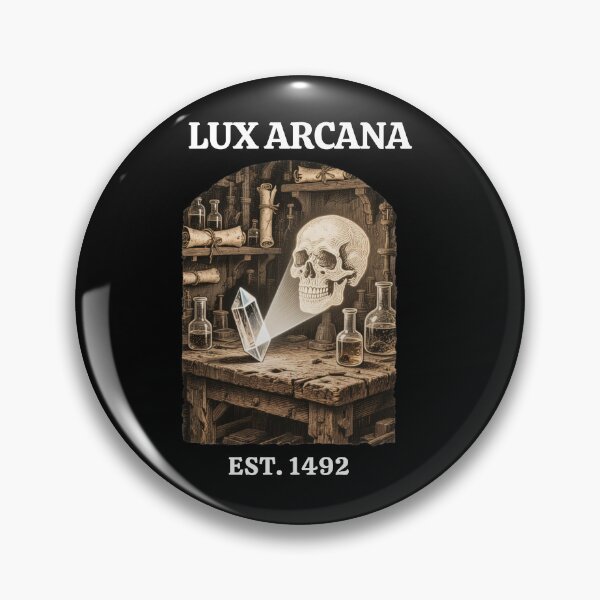 Item preview, Lux Arcana-Dark Academia Emblem designed and sold by w66aboo.