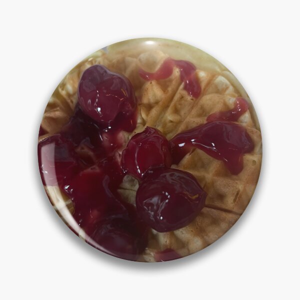 Item preview, Deutsch) Waffel mit Kirschmarmelade – Winterlicher Genuss zur Weihnachtszeit Title (English) Waffle with Cherry Jam – A Cozy Christmas Treat Outdoors designed and sold by Yaroplanner.