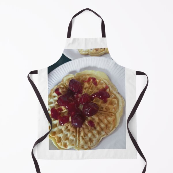 Item preview, Deutsch) Waffel mit Kirschmarmelade – Winterlicher Genuss zur Weihnachtszeit Title (English) Waffle with Cherry Jam – A Cozy Christmas Treat Outdoors designed and sold by Yaroplanner.